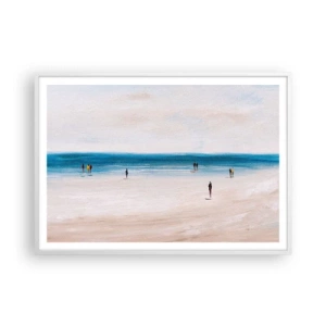 Plagát v bielom ráme - Prirodzená potreba - 100x70 cm