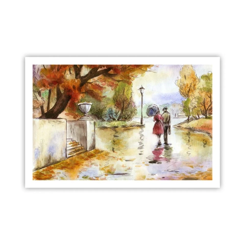 Plagát - Romantická jeseň v parku
- 91x61 cm