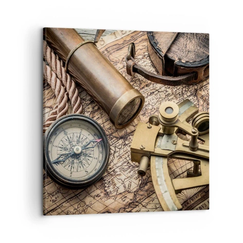 Obraz na plátne - Urči smer - 60x60 cm