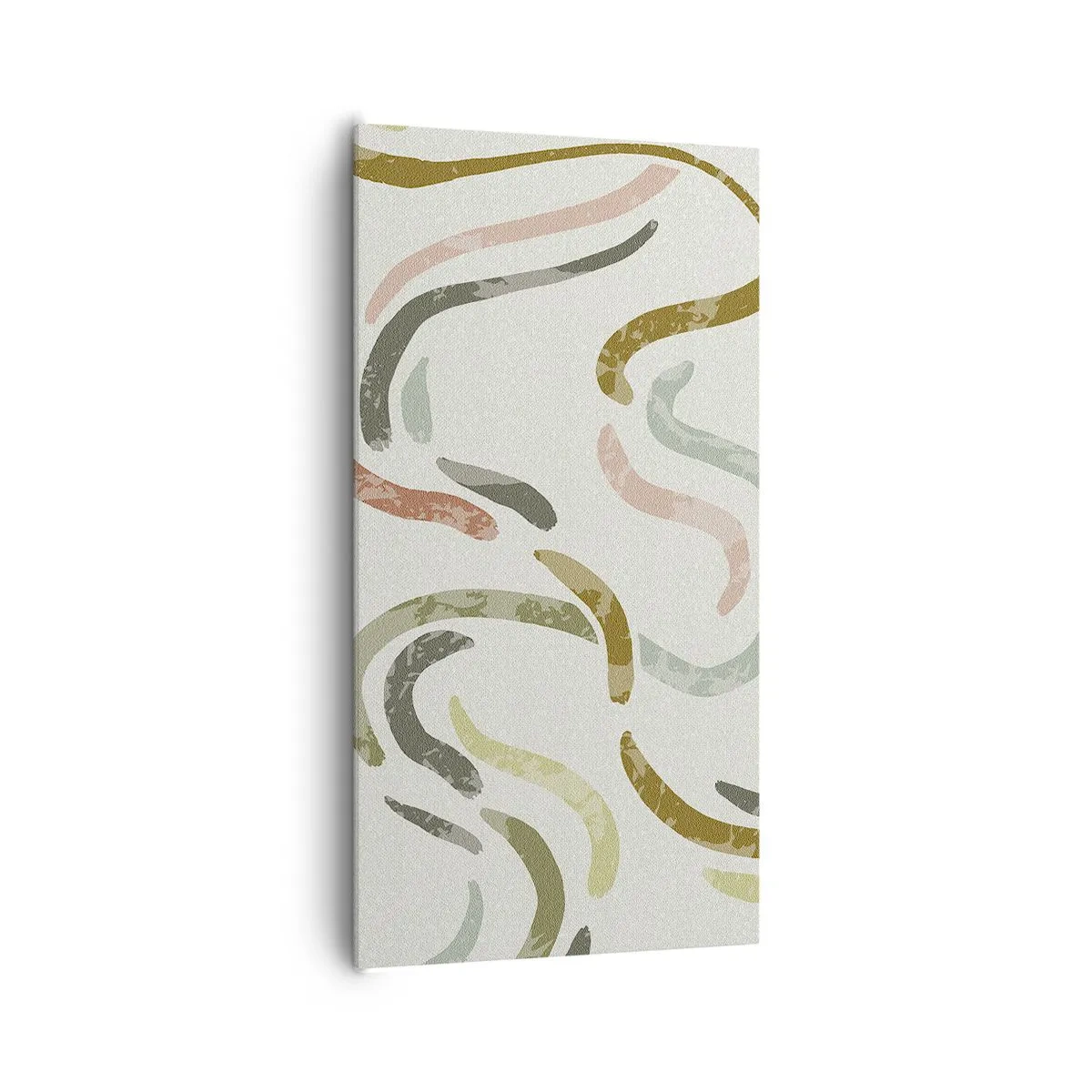 Obraz na plátne - Radostný tanec abstrakcie - 65x120 cm