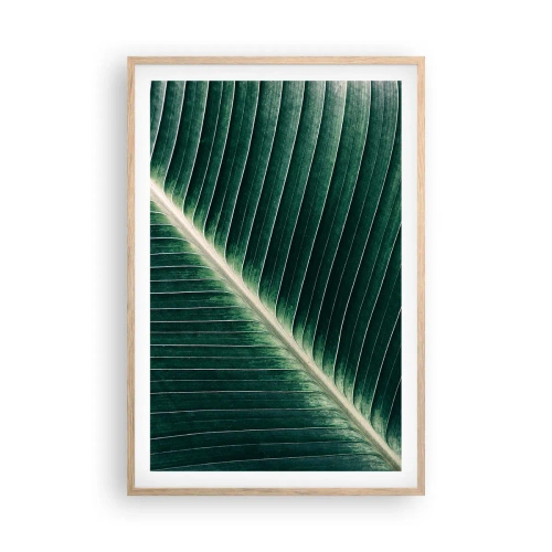 Plagát v ráme zo svetlého duba - Rytmus prírody - 61x91 cm