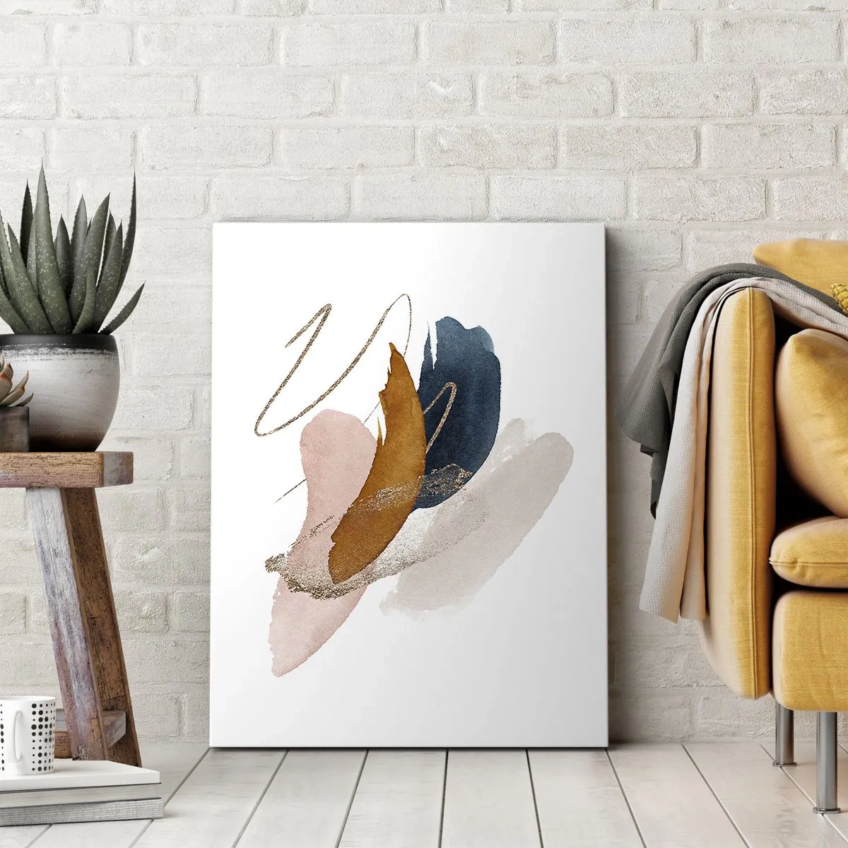 Obraz na plátne - Okrídlená kompozícia - 70x100 cm