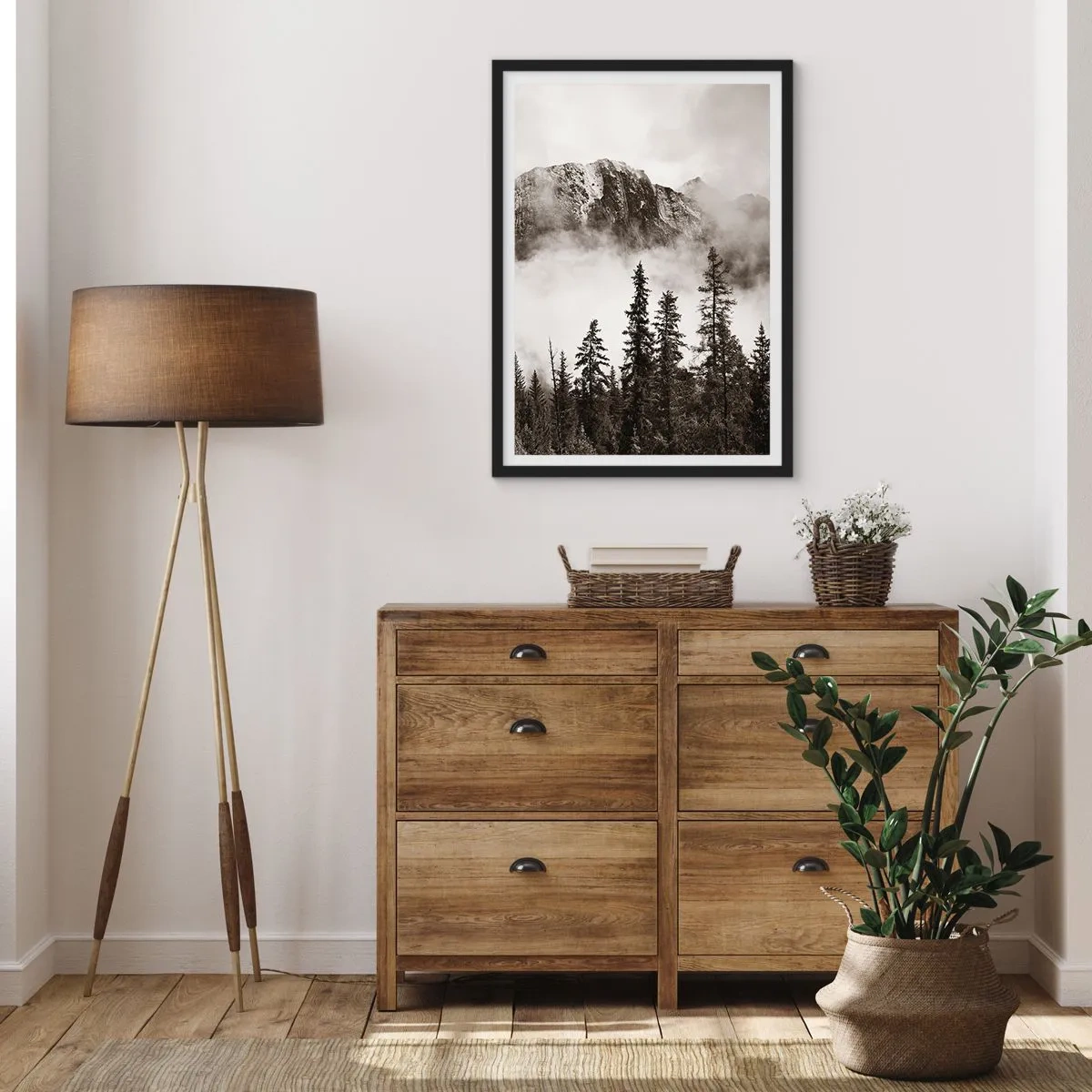 Plagát v čiernom ráme - Žulový panovník - 70x100 cm