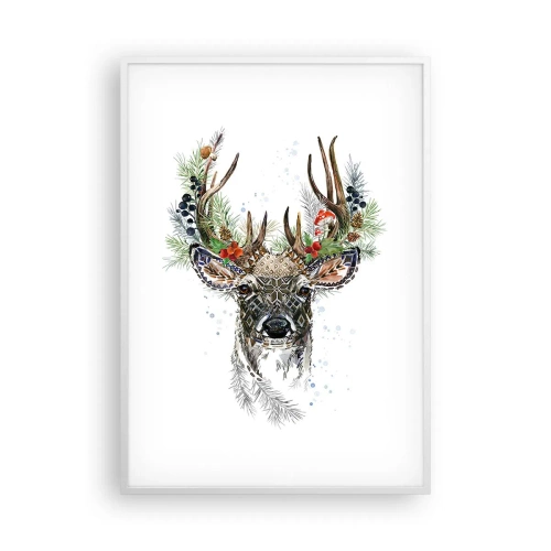 Plagát v bielom ráme - V slávnostnom rúchu - 70x100 cm