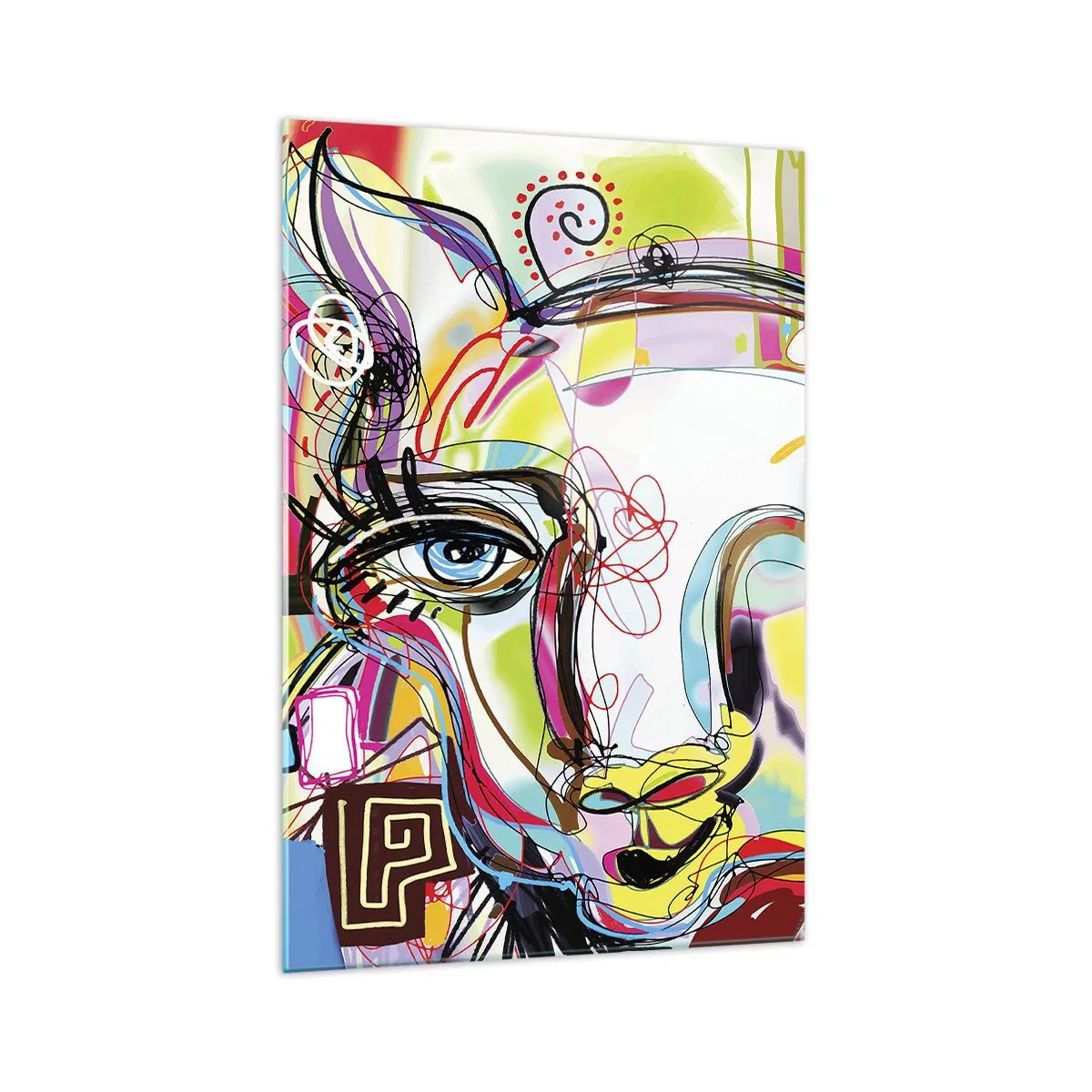 Obraz na skle - Bohatstvo mačacej krásy - 70x100 cm