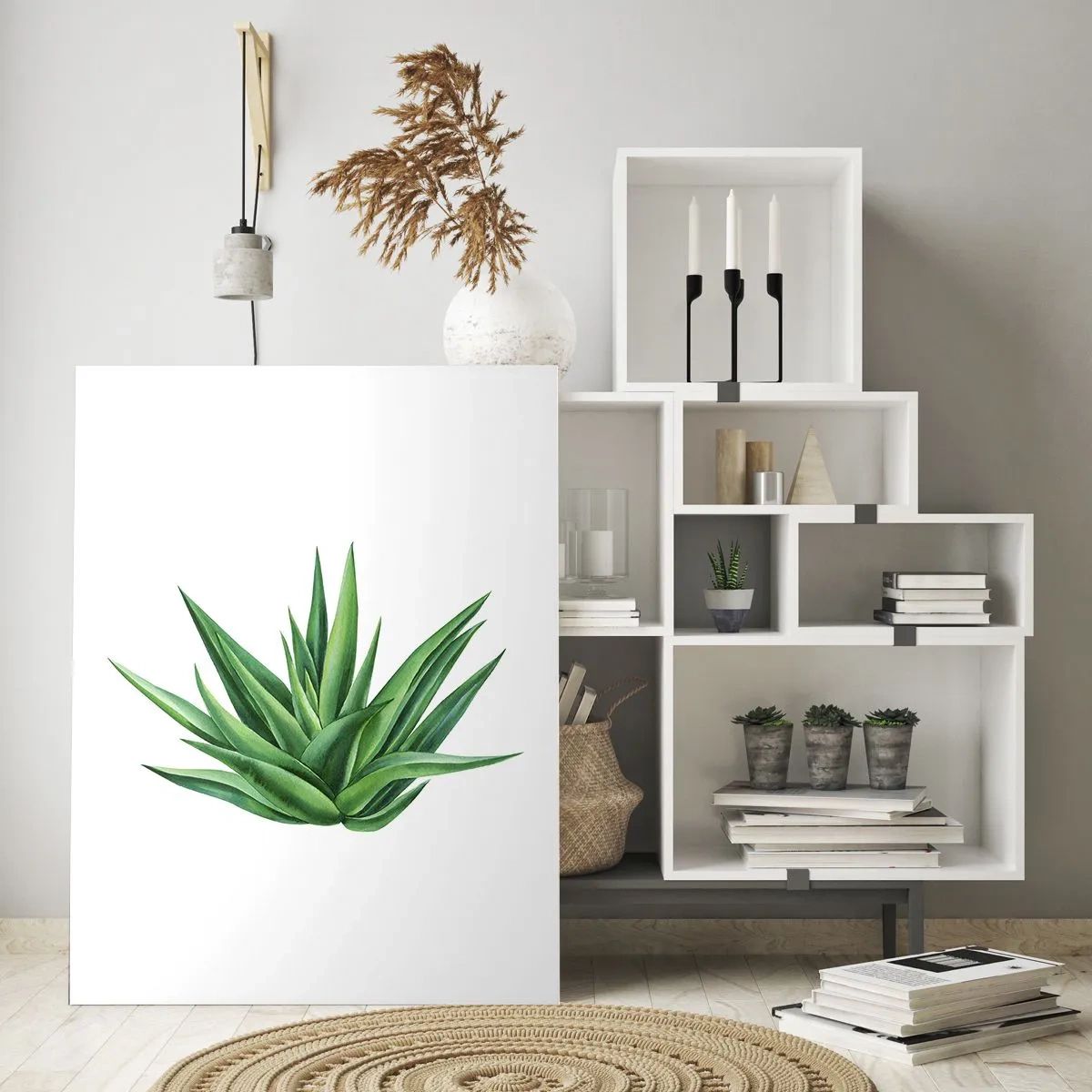 Obraz na skle - Zelená – sila – život - 50x70 cm