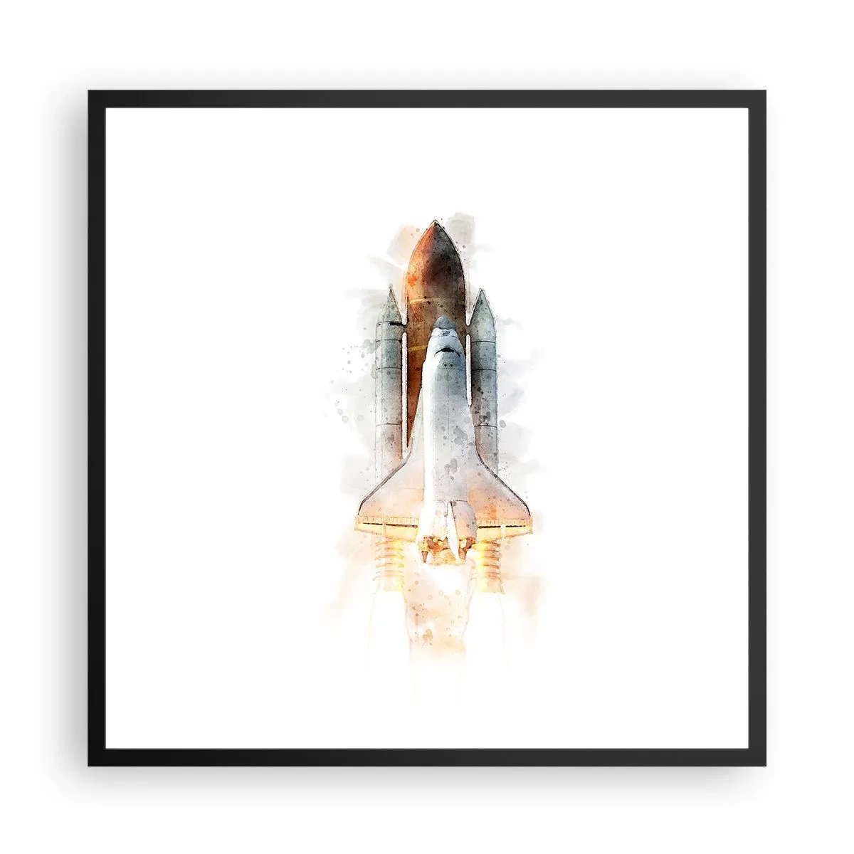 Plagát v čiernom ráme - Prieskumníci do toho - 60x60 cm