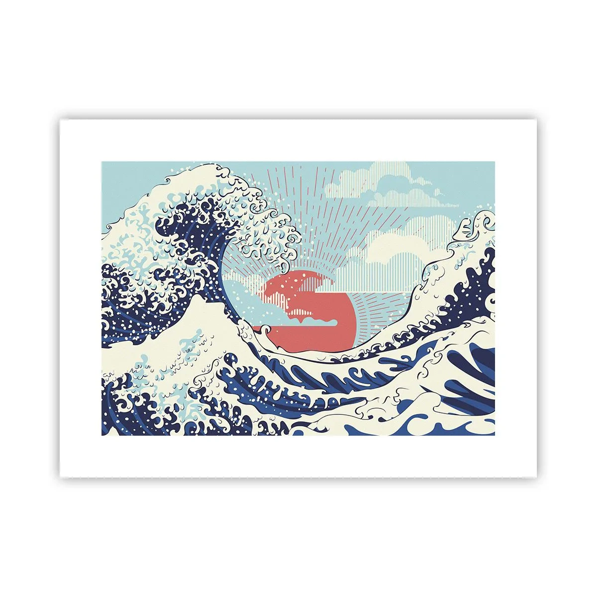 Plagát - Z japonských inšpirácií - 40x30 cm