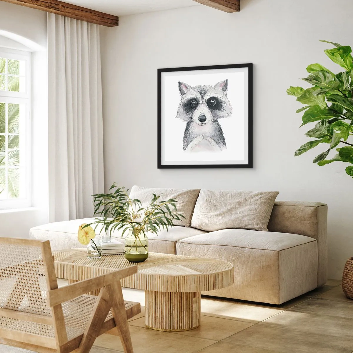 Plagát v čiernom ráme - Chvíľa dojatia - 60x60 cm