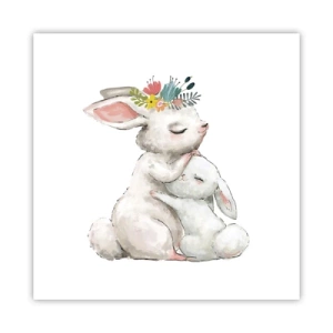 Plagát - Najlepšie je u mamy - 60x60 cm