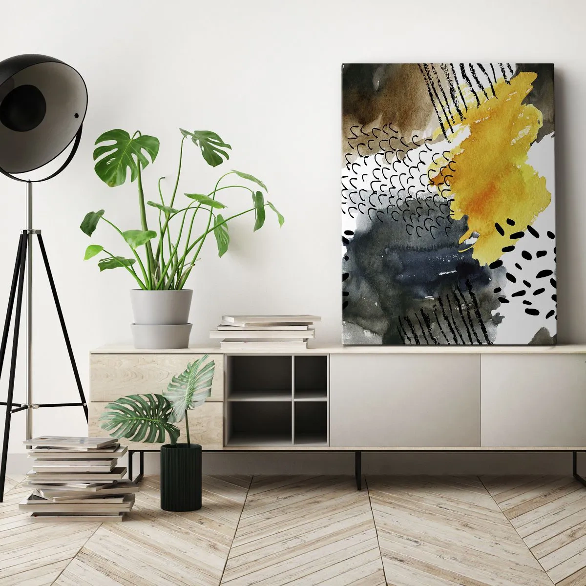 Obraz na plátne - Stretnutie živlov - 50x70 cm
