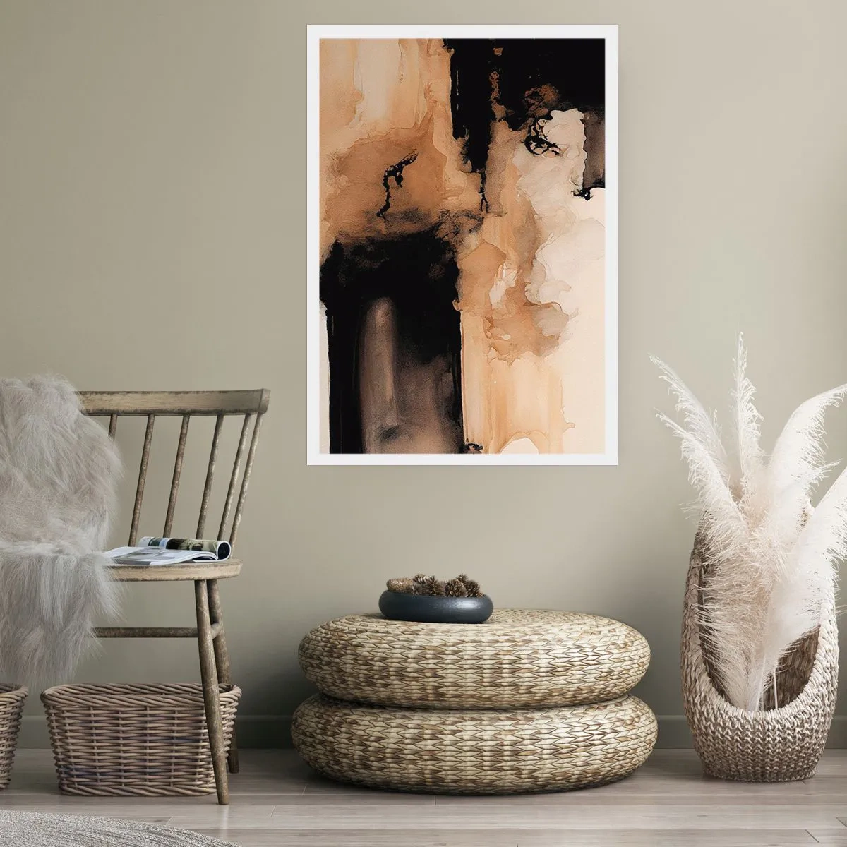Plagát - Pútavá abstrakcia - 70x100 cm