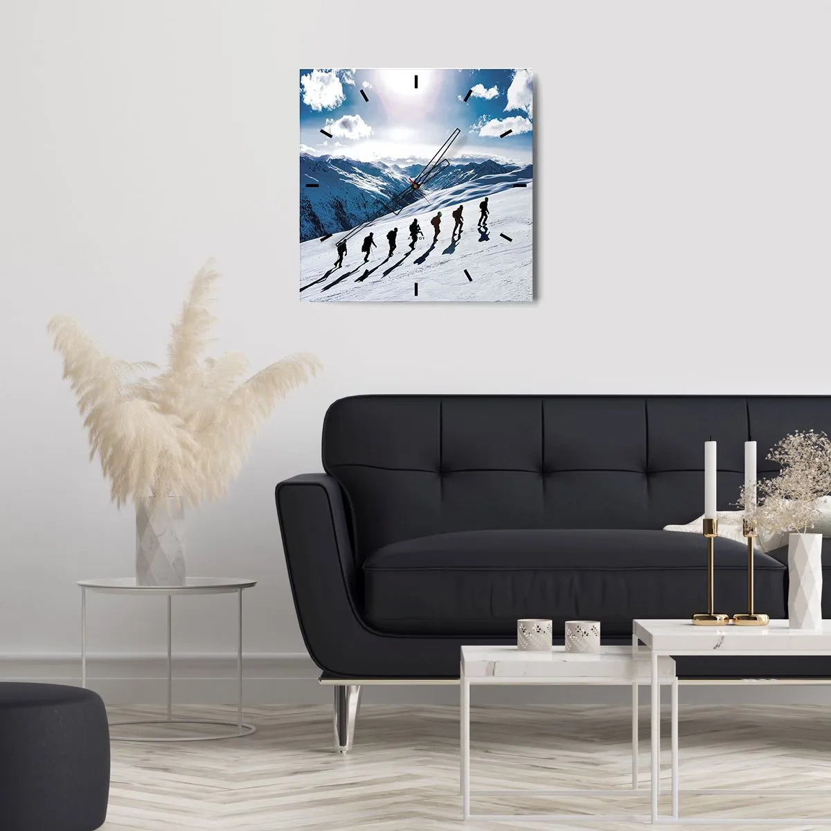 Nástenné hodiny - Tím dobývateľov - 30x30 cm