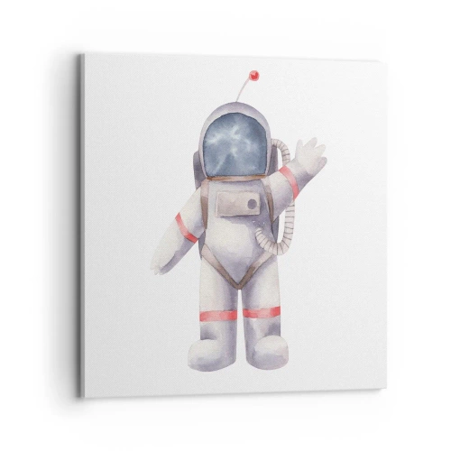 Obraz na plátne - Tak zatiaľ! - 70x70 cm