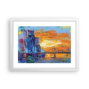 Plagát v bielom ráme - Kultúra a príroda - 40x30 cm