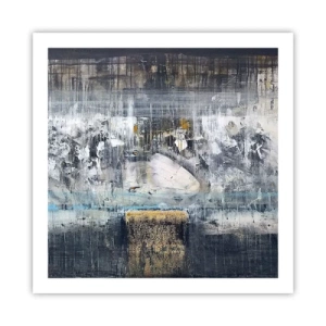 Plagát - Ako na ľade, tak aj na hrude - 60x60 cm