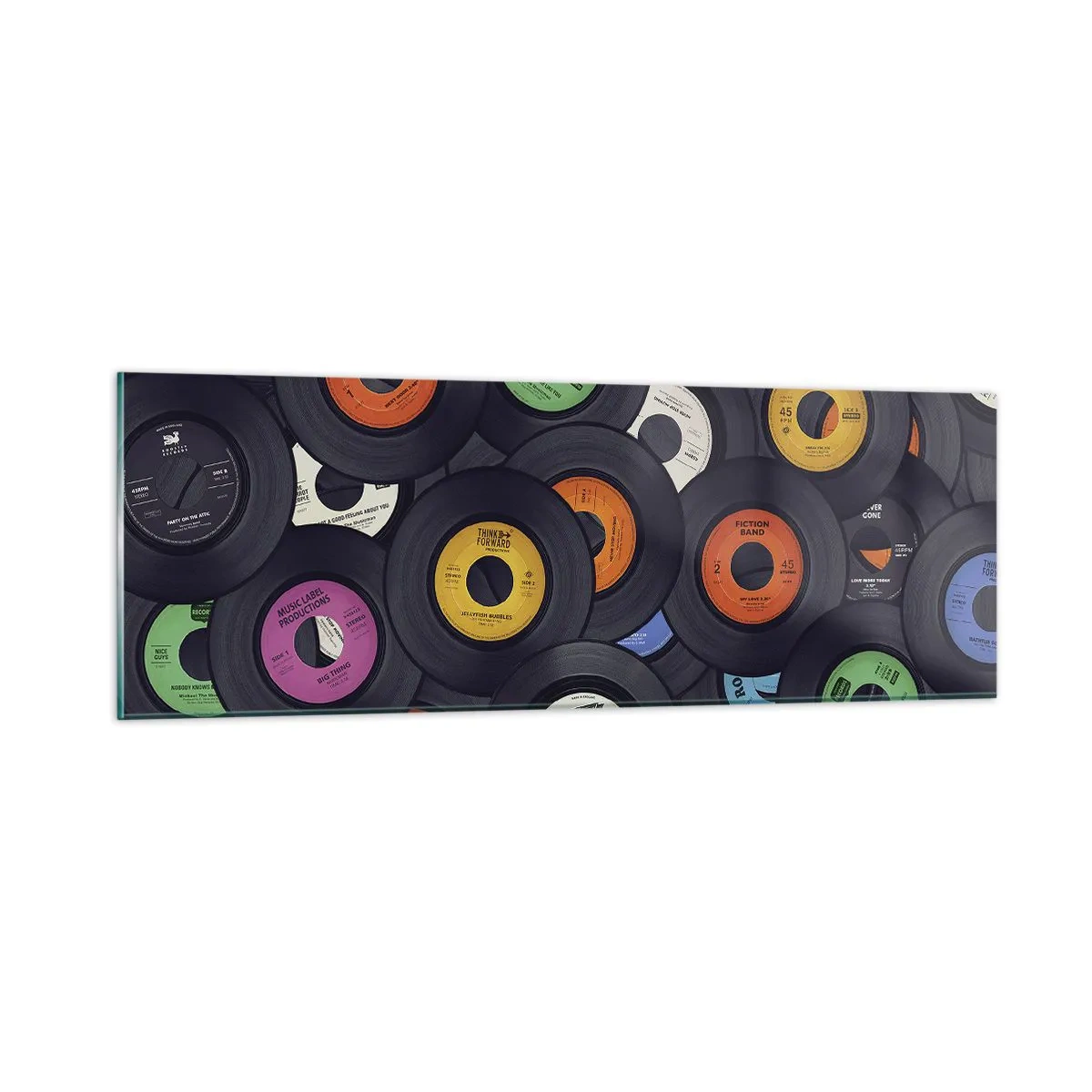 Obraz na skle - Farby klasiky - 90x30 cm