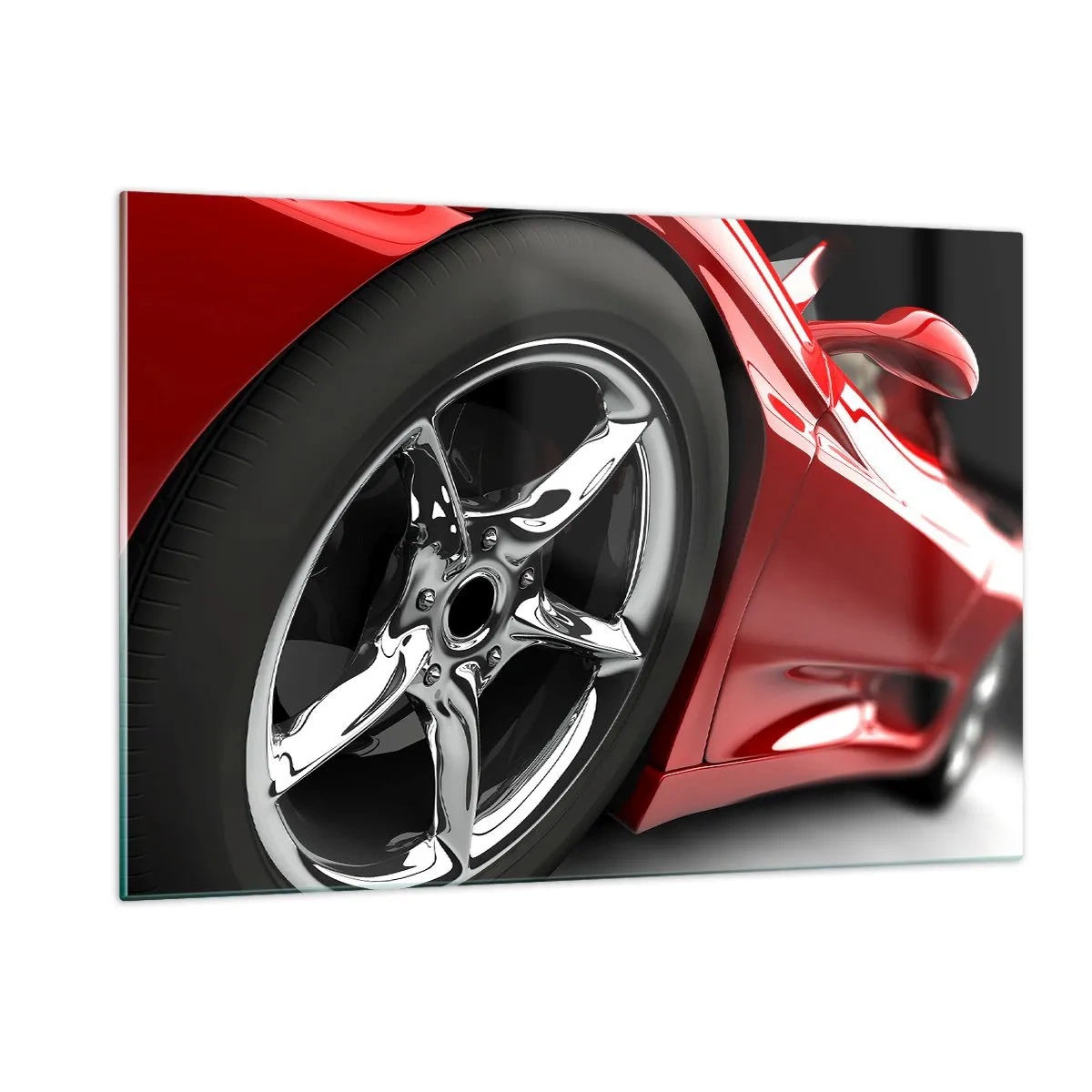 Obraz na skle - Vytvorený pre rýchlosť - 120x80 cm