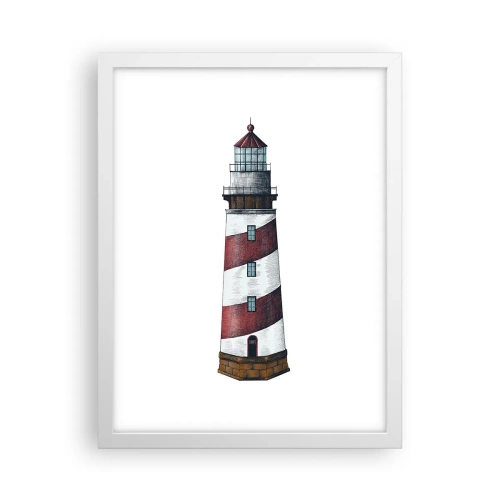 Plagát v bielom ráme - Vždy na stráži - 30x40 cm