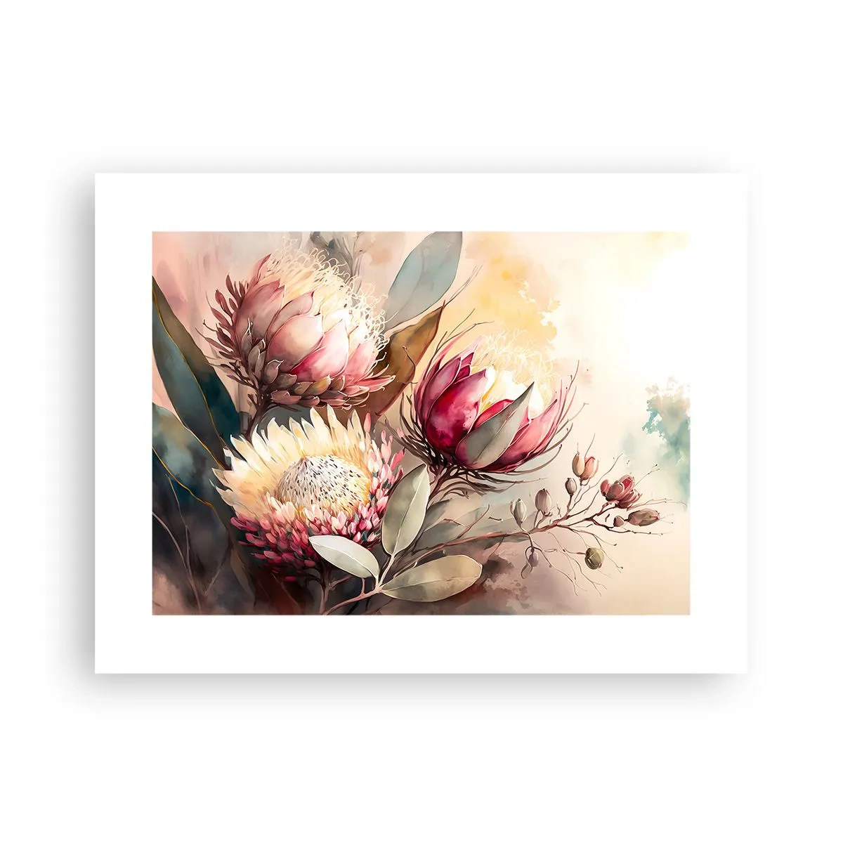 Plagát - Z profilu a en face - 40x30 cm