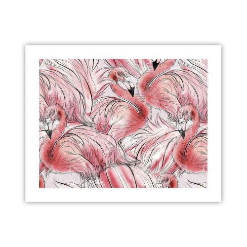 Plagát - Vtáči corps de ballet - 50x40 cm