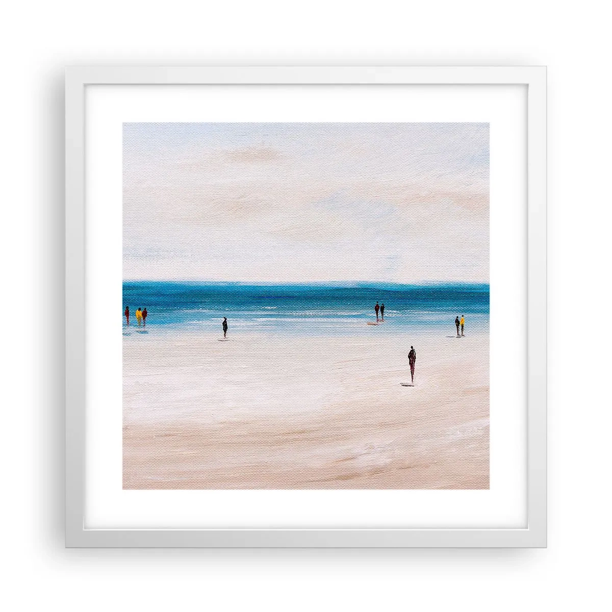 Plagát v bielom ráme - Prirodzená potreba - 40x40 cm