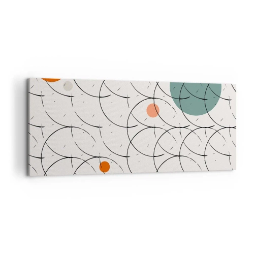 Obraz na plátne - V duchu pop-artu - 120x50 cm