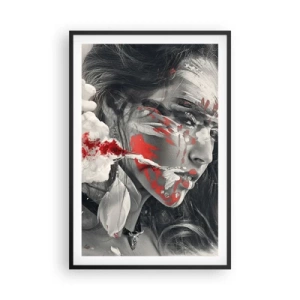 Plagát v čiernom ráme - V škárach absurdity - 61x91 cm