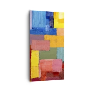 Obraz na plátne - Každý iný, všetky farebné - 65x120 cm