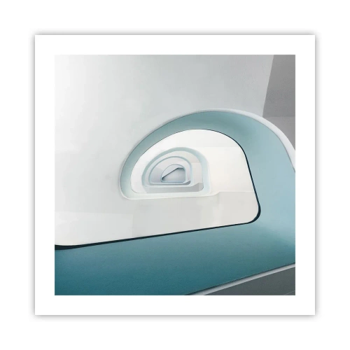 Plagát - Na dno modrej - 50x50 cm