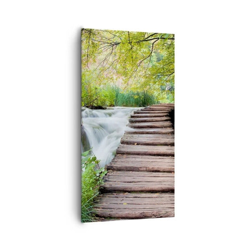 Obraz na plátne - Voda nie je vôbec tichá - 65x120 cm