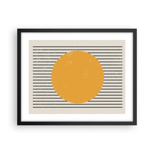 Plagát v čiernom ráme - Sila jednoduchosti - 50x40 cm