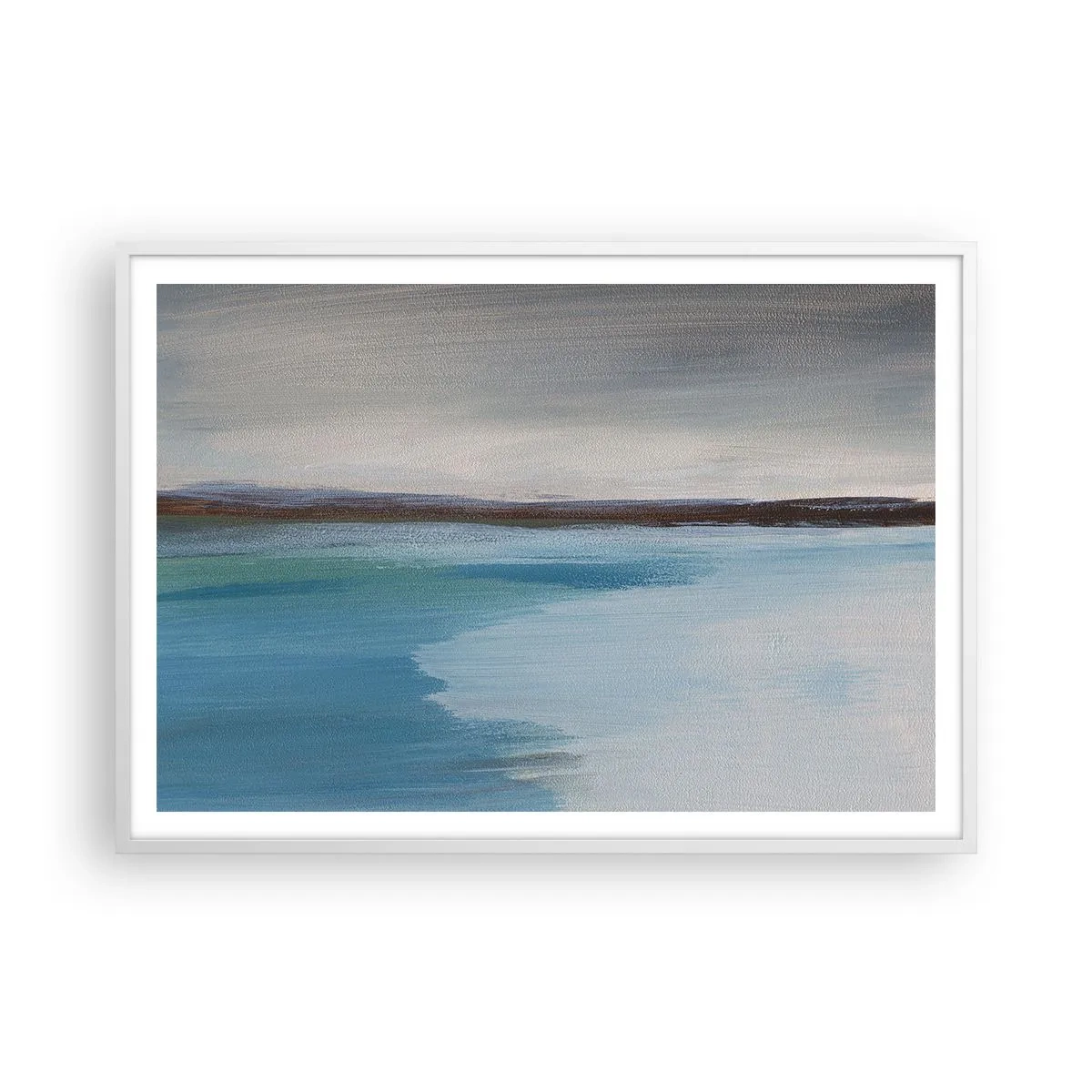 Plagát v bielom ráme - Horizontálna krajina - 100x70 cm