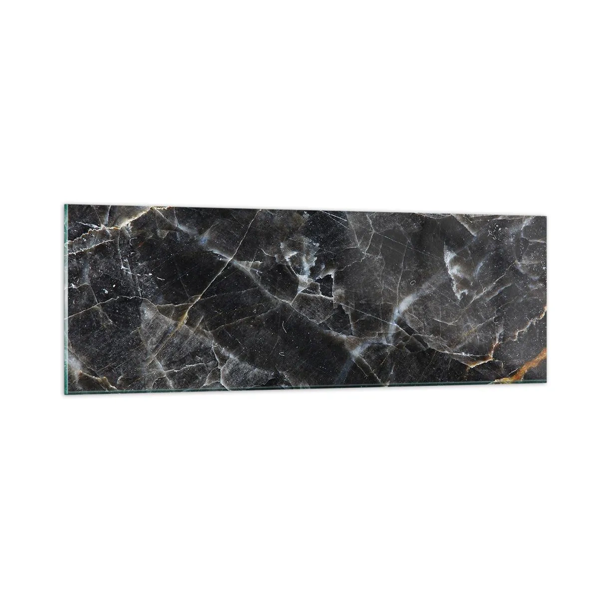 Obraz na skle - Vnútorný život kameňa - 90x30 cm