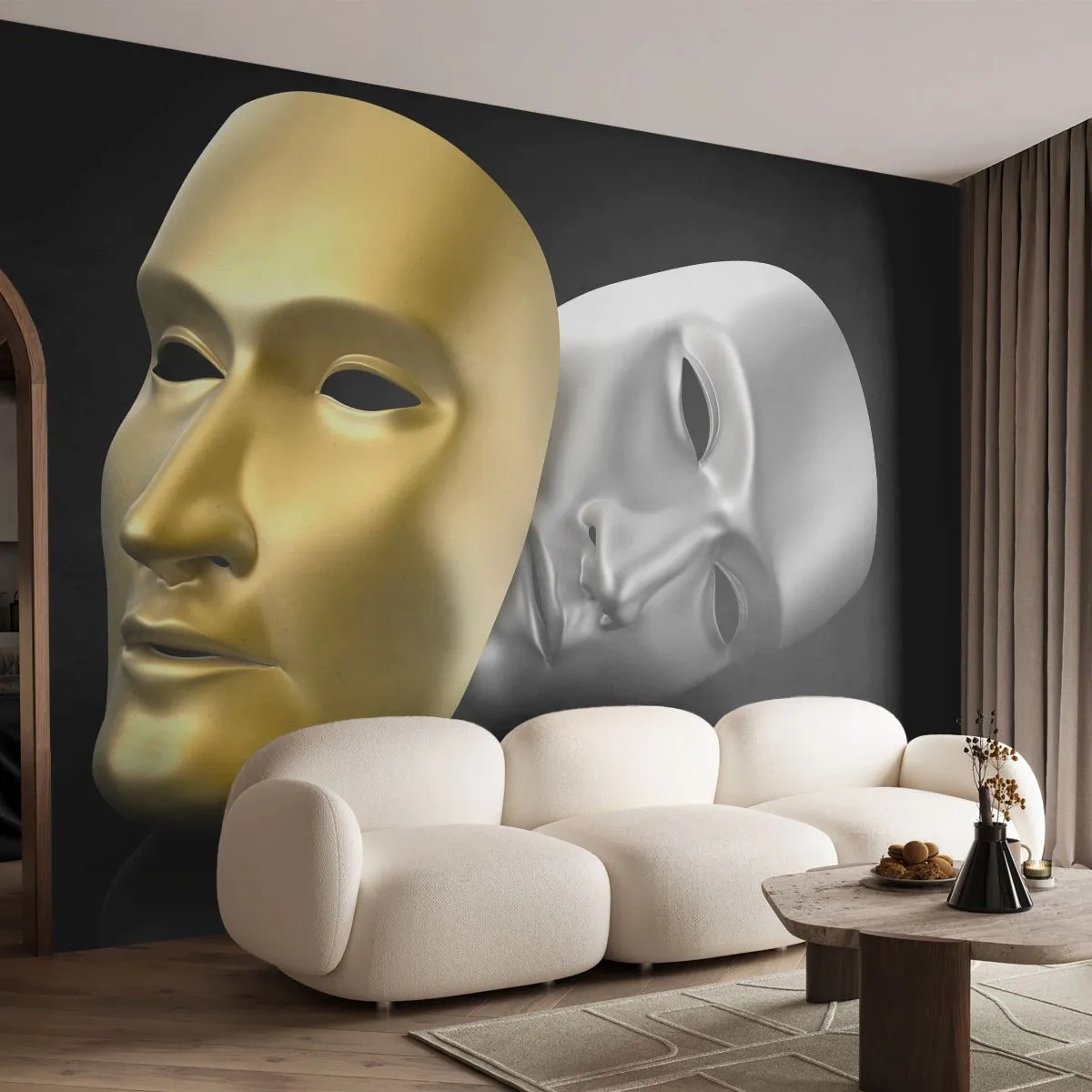 Fototapeta Premium Canvas - Život je divadlo - Hood, Kus, Divadlo - 250x175 cm