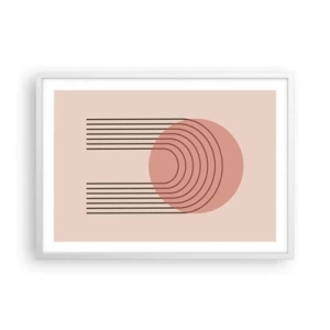 Plagát v bielom ráme - Neodolateľná príťažlivosť - 70x50 cm