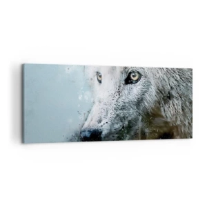 Obraz na plátne - Zoznámte sa s vlčou dušou - 120x50 cm