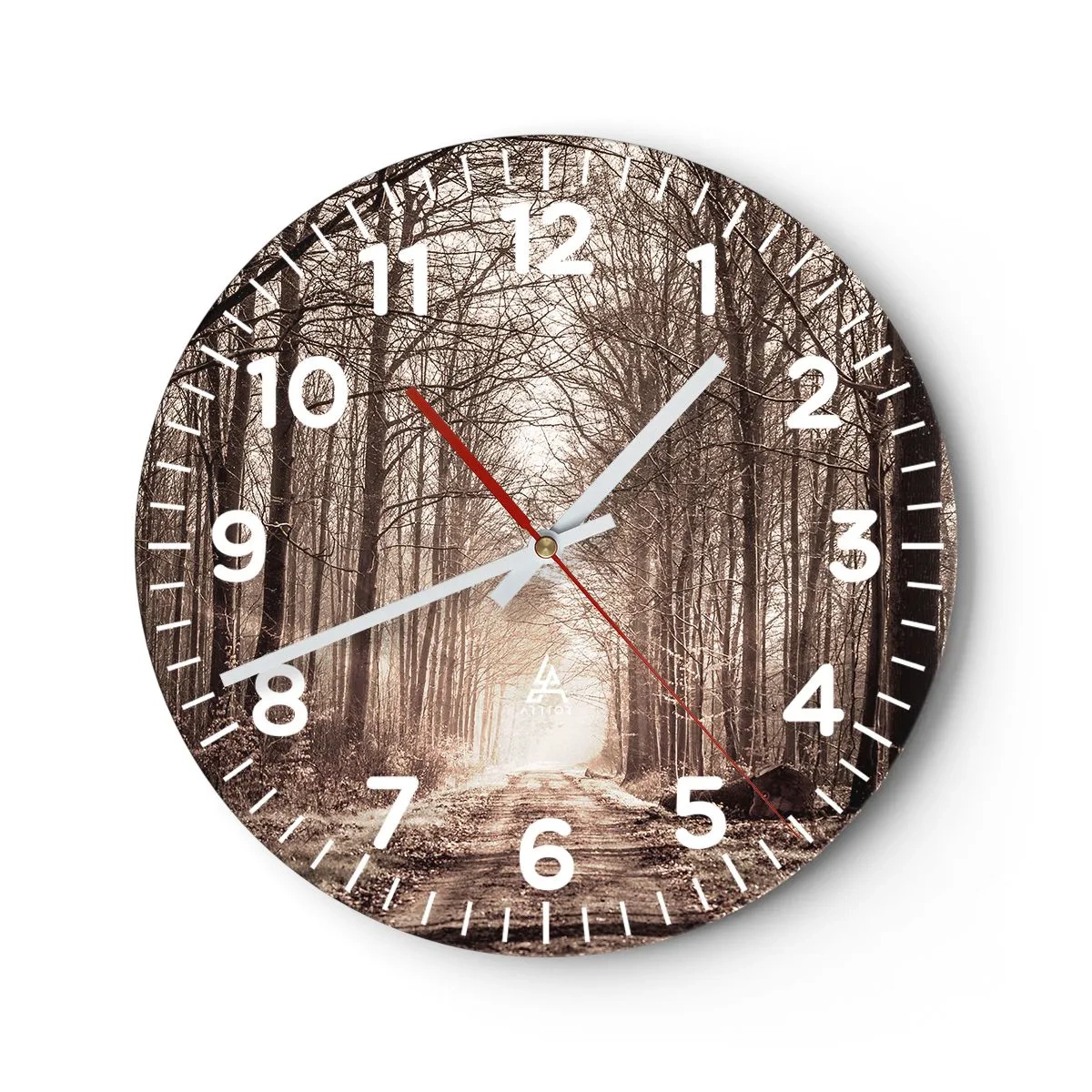 Nástenné hodiny - Lesná katedrála - 40x40 cm