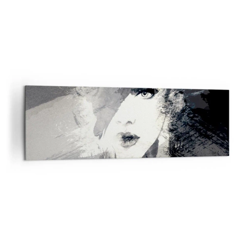 Obraz na plátne - Za šedým závojom - 160x50 cm