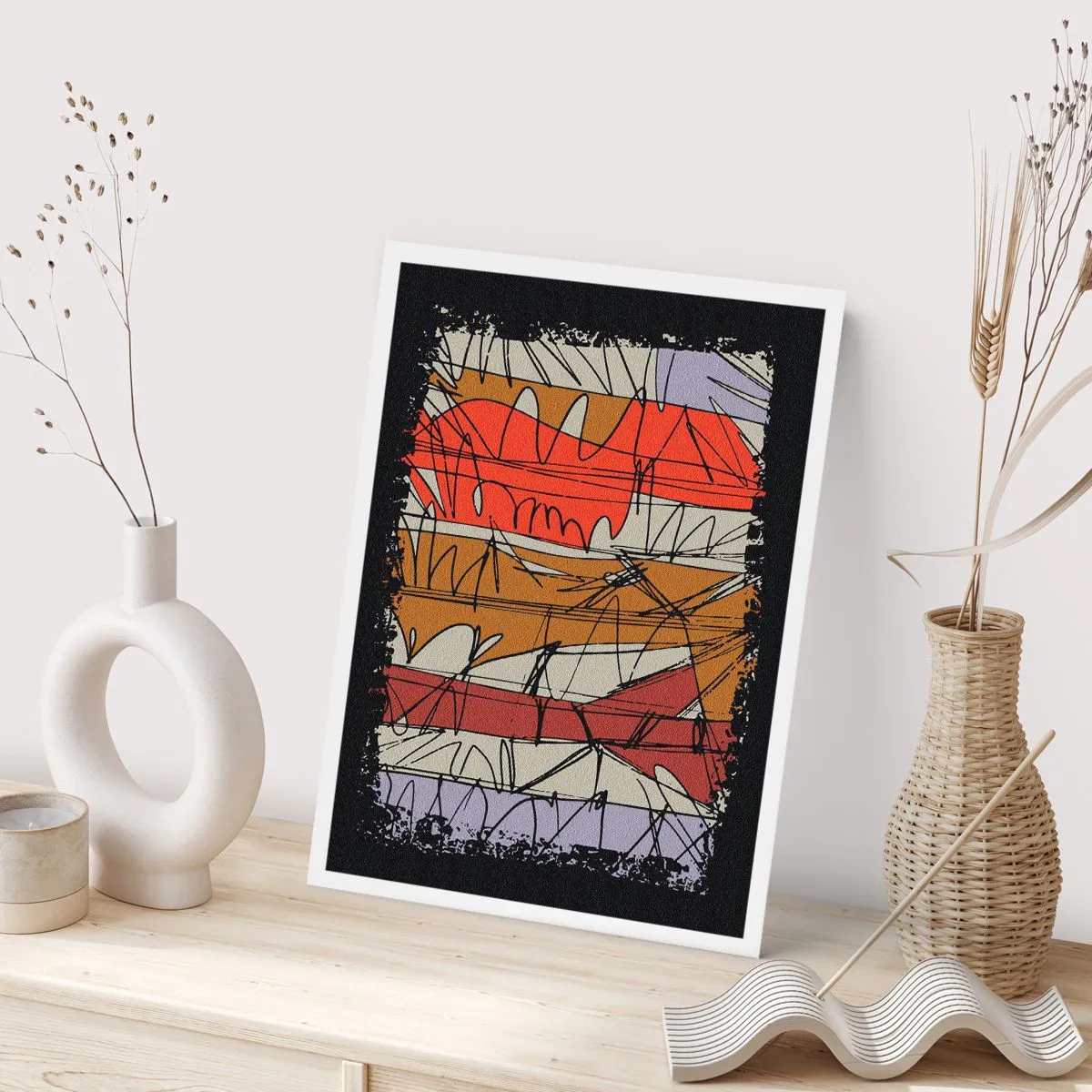 Plagát - Spontánna kompozícia - 40x50 cm