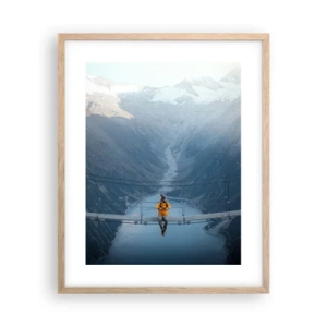 Plagát v ráme zo svetlého duba - Očarený v spánku - 40x50 cm