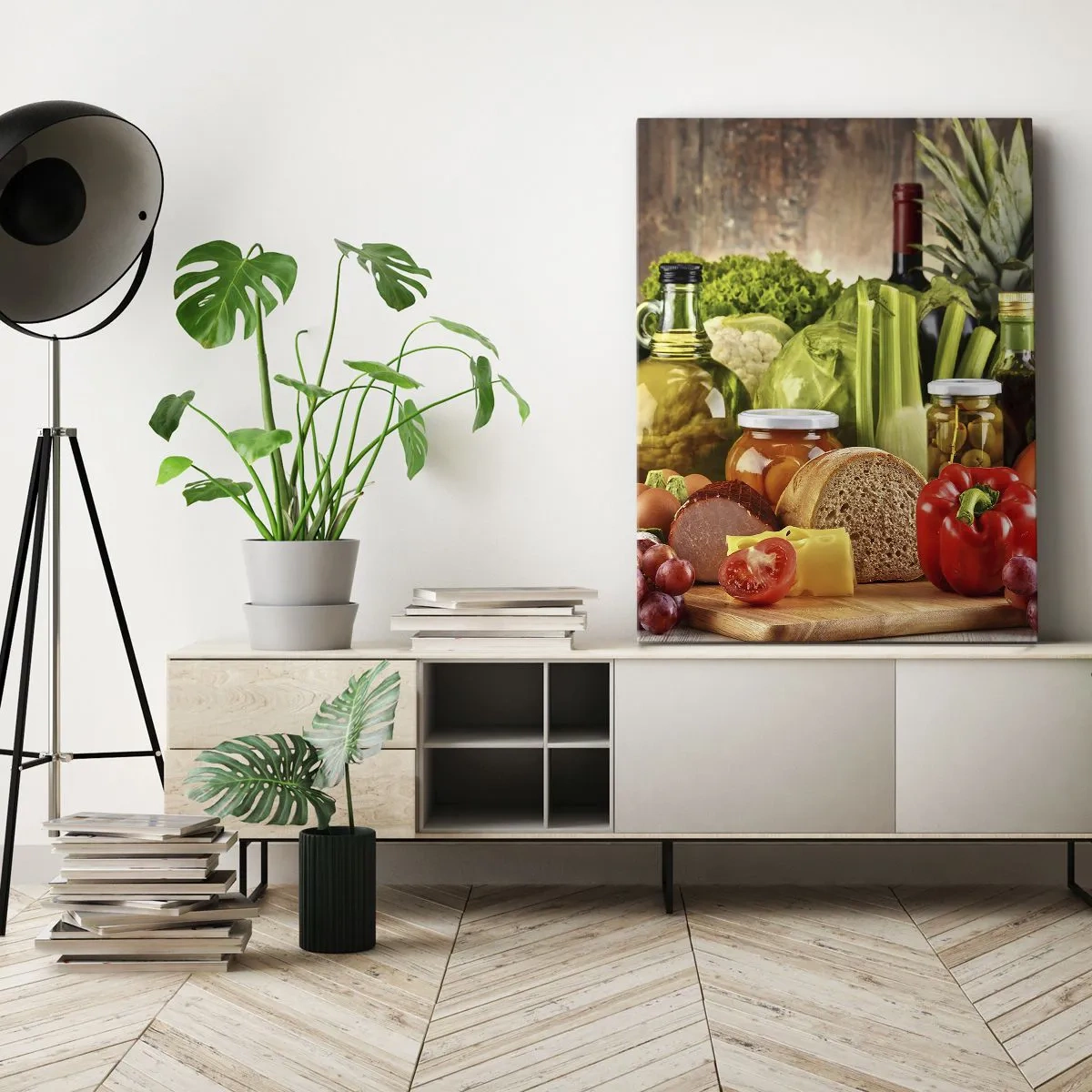 Obraz na plátne - Údené, pečené, marinované - 50x70 cm