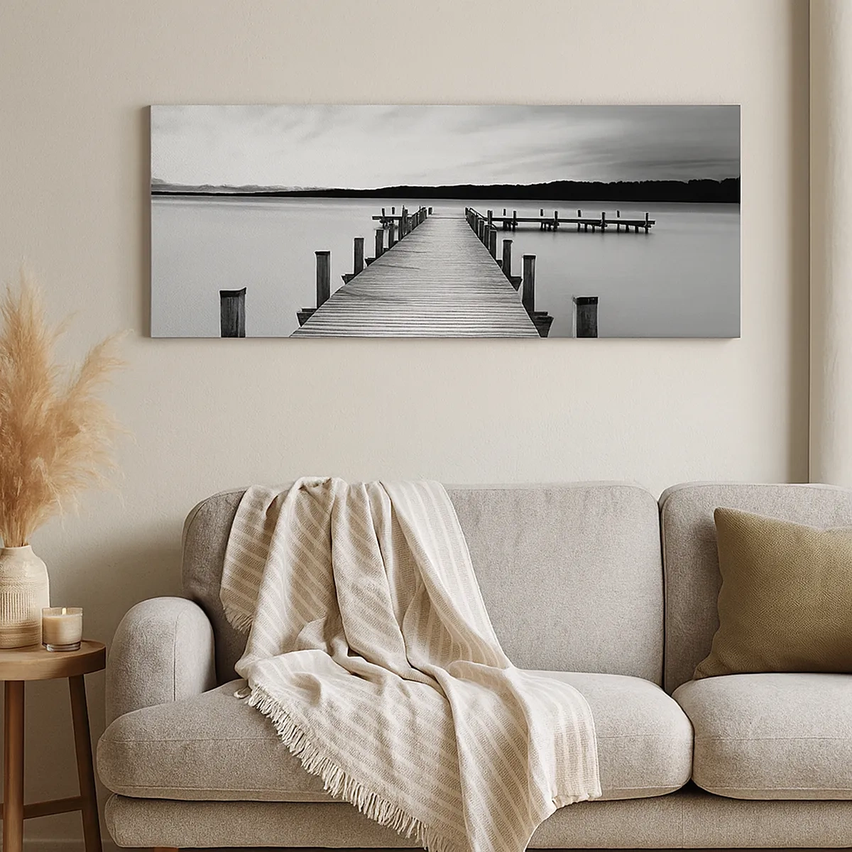 Obraz na plátne - Pri napájadle – pokoji - 30x30 cm