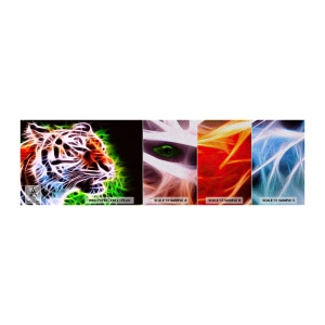 Vzorka fototapety Premium Sand - Nebezpečná aura - Abstrakcia, Zvieratá, Predátor - 100x30 cm