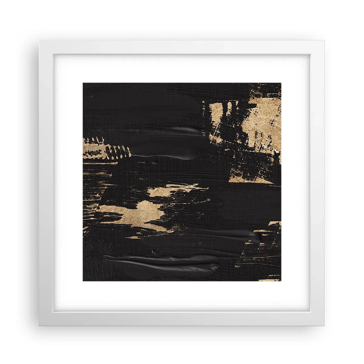 Plagát v bielom ráme - Stopa dotyku - 30x30 cm