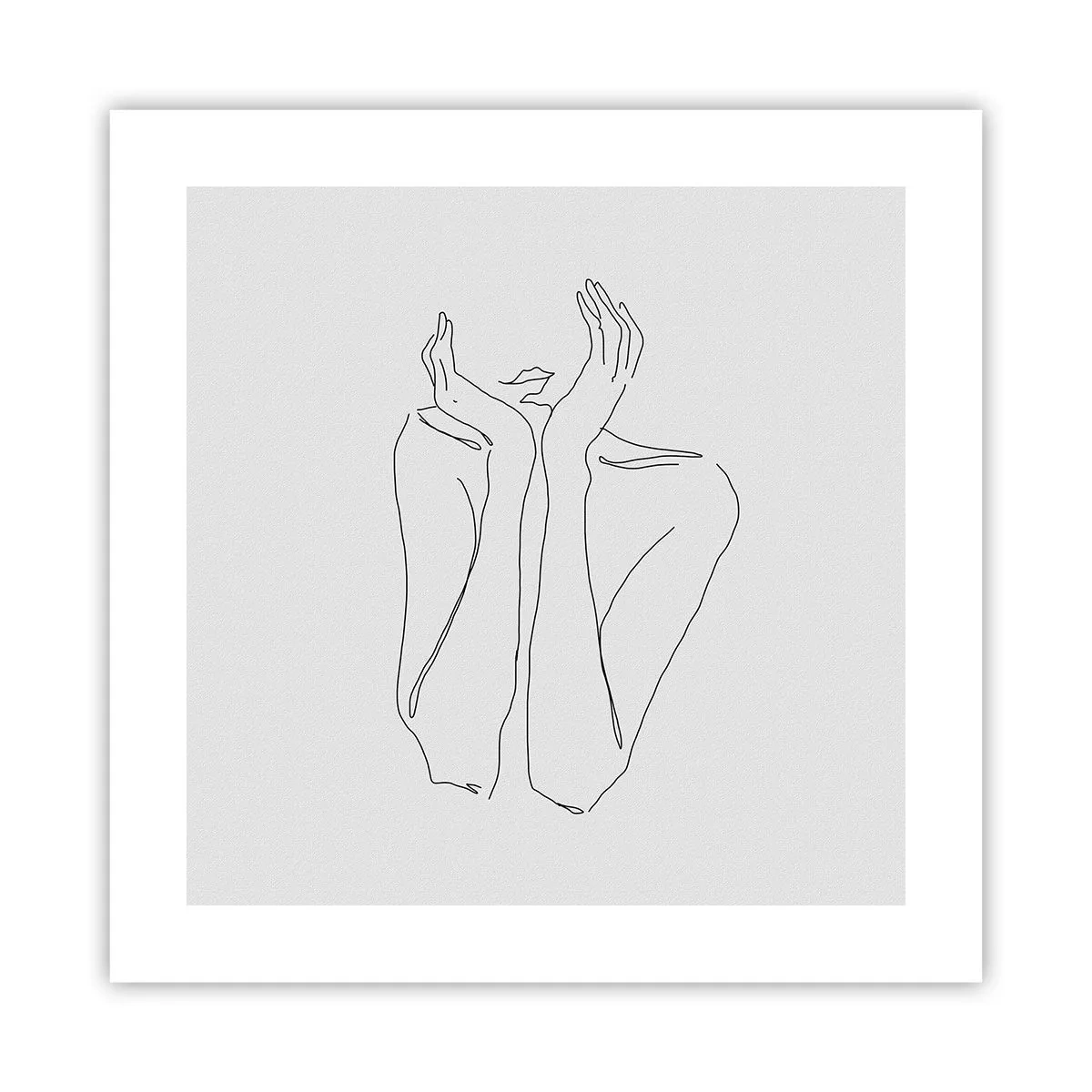 Plagát - O čom snívajú dievčatá - 40x40 cm