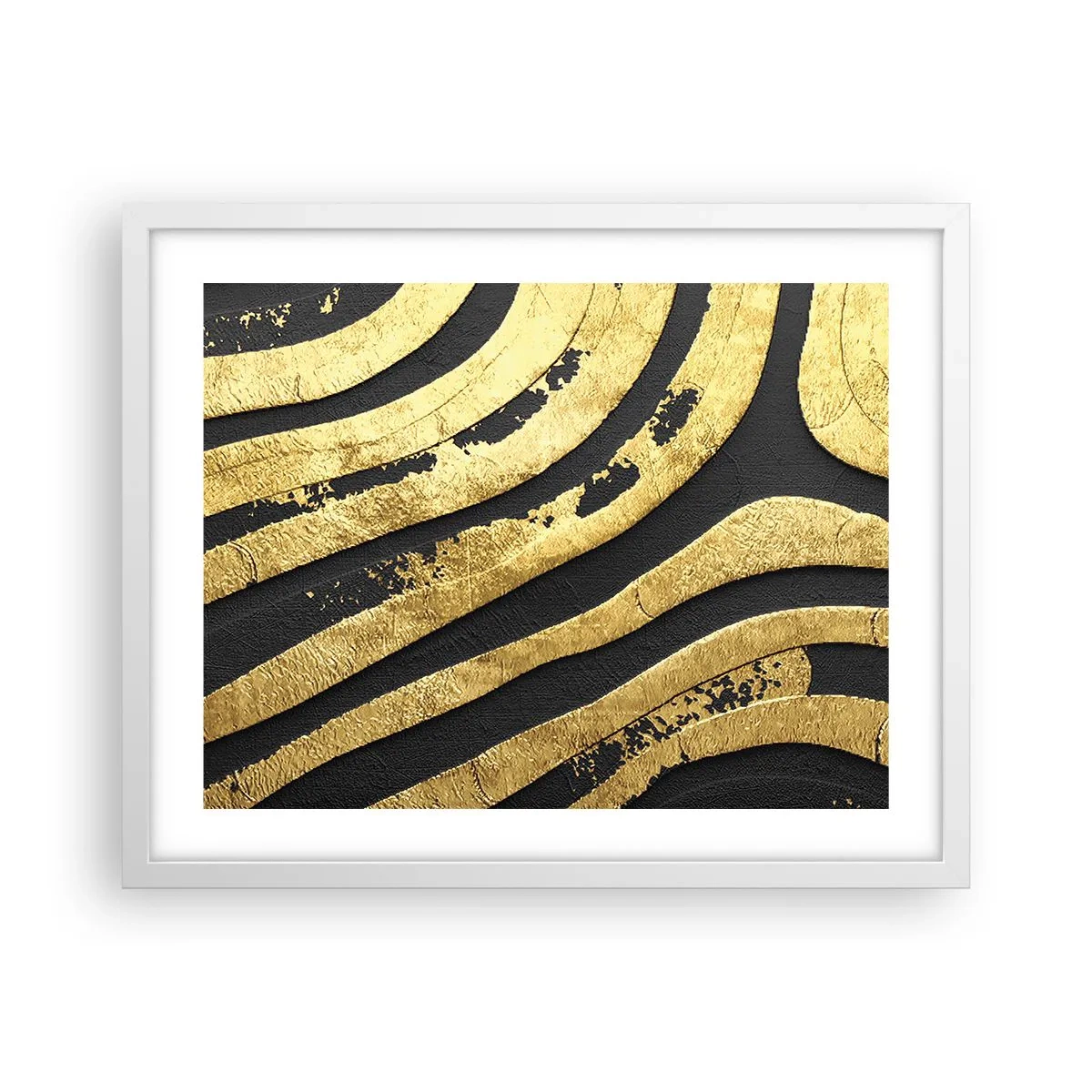 Plagát v bielom ráme - Všetko plynie - 50x40 cm