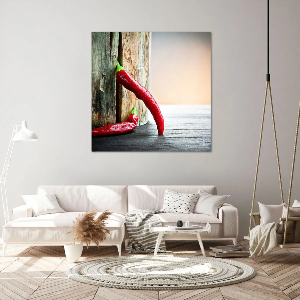 Obraz na plátne - Red hot chili peppers - 60x60 cm