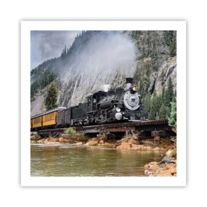 Plagát - A kam to? Kam? - 60x60 cm