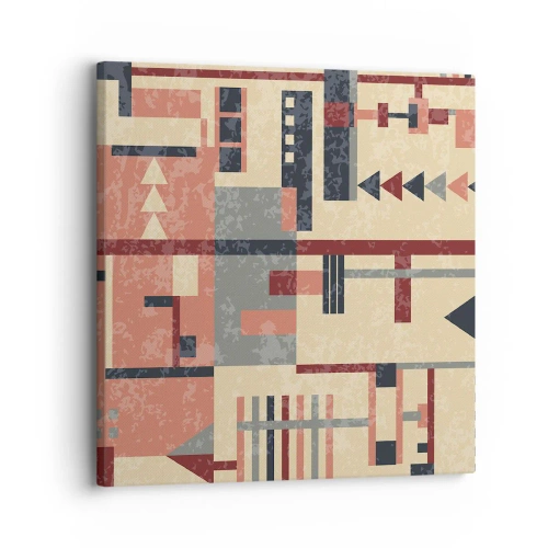 Obraz na plátne - Vodorovná a zvislá kombinácia - 30x30 cm
